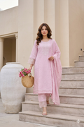 Pink Pure Cotton Suit Set